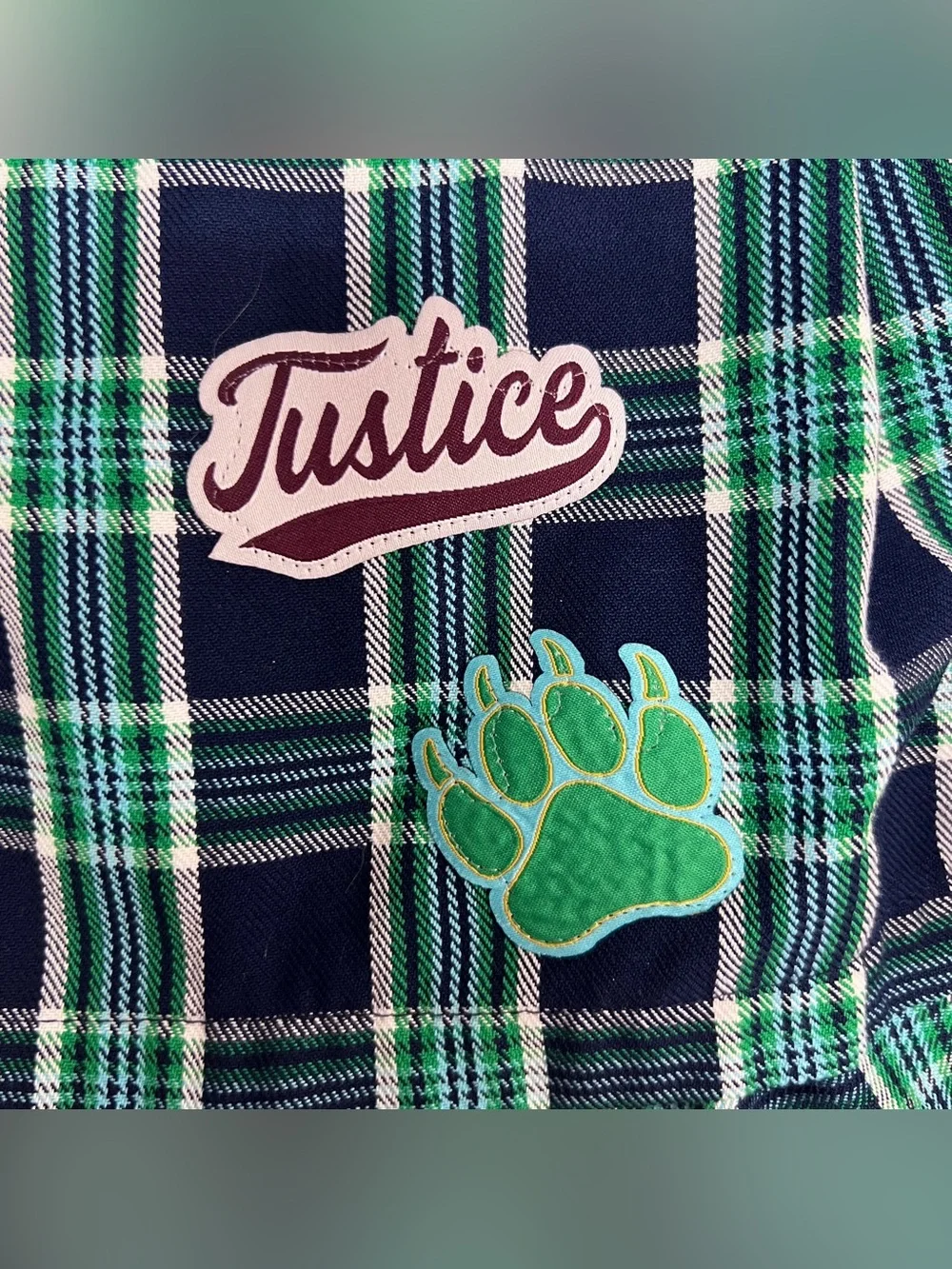 Justice x Stranger Things Plaid Skort 🐯 Hawkins Tigers, Size S (7/8)